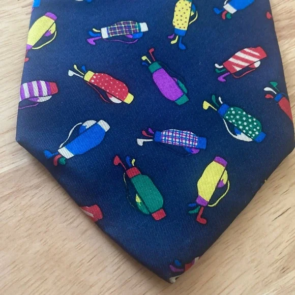 Alynn Vintage Golf Club Men's Tie - Picture 4 of 5